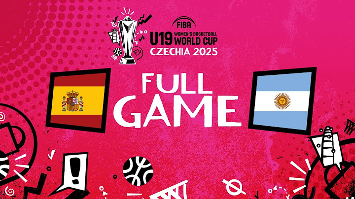 Group Phase | Spain v Argentina | Full Basketball Game | FIBA U19 Women's Basketball World Cup 2025