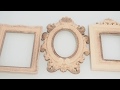 Wooden Fancy Vintage Antique Style Mirror Shaped Picture Frames Border Crafts Wedding Wooden Fancy Vintage Antique Style Mirror Shaped Picture Frames Border Crafts Wedding