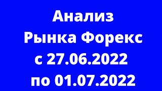 Анализ Рынка #Форекс с 27.06 по 01.07.2022 - EURUSD, GBPUSD, AUDUSD, USDJPY, GOLD, DOW JONES, BRENT.