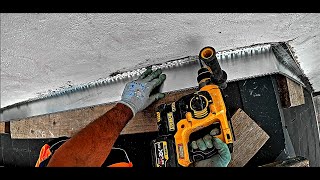 How to Install Starter Track on peaked roof Project 1 part7
