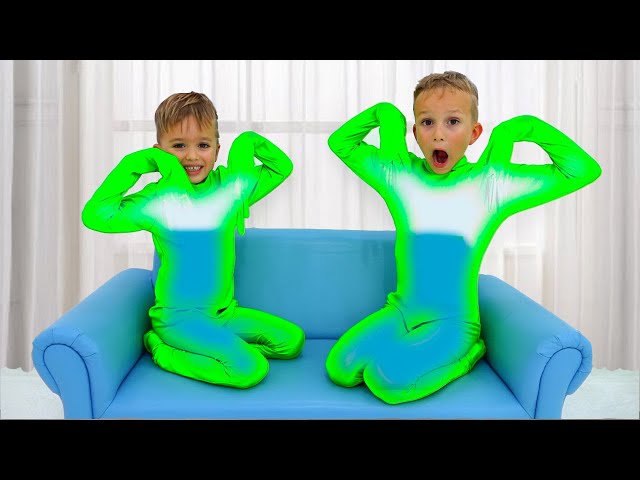 Funny stories with toys for kids - Vlad and Niki videos class=