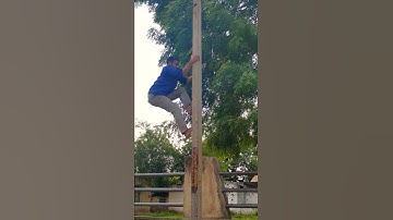 Pole Climbing Practice For Junior Lineman For AP and TS