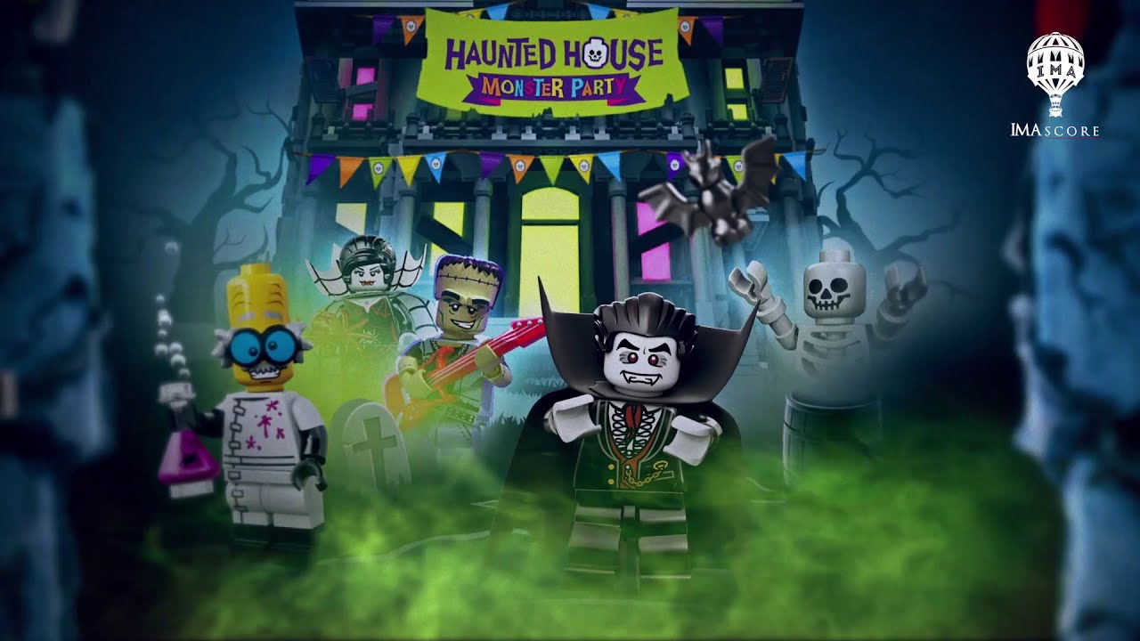 lego haunted house monster party