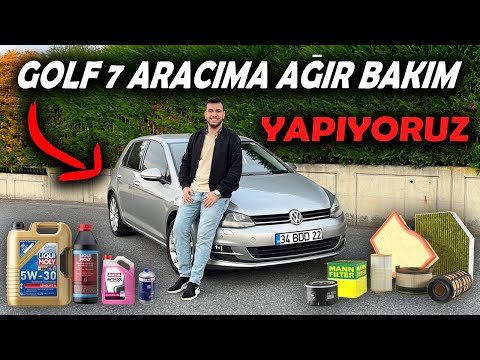Golf 7’ye Ağır Bakım Şanzıman Yağı Dahil Her Şey Sıfırlandı