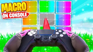 Trying the WORLD's First MACRO on Controller in Fortnite | (Macro Edit On Controller)