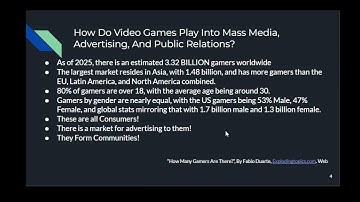 Interactive Media: Video Games!