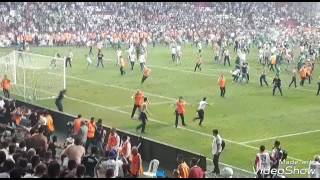 Atiker Konyaspor-Beşiktaş | Maç Sonu Olaylar | Sahaya İnme