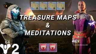 Destiny 2: Cayde's Treasure Maps & Ikora's Meditations! Overview of Vanguard Activities!