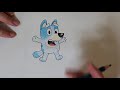 How to draw 165: Bluey