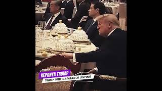 KEPONYA TRUMP! Intip Catatan Xi Jinping? 🤫🇨🇳