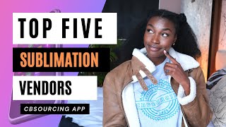 TOP 5 SUBLIMATION VENDORS {Tumblers, Vinyl, Transfers, + Printing}