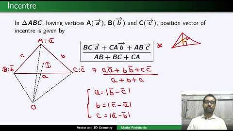 Vector and 3D Geometry For IIT JEE: Lecture 4: Distance and Section Fomula: Proof and Applications