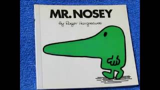 Reading the Mr Men - 4  Mr Nosey