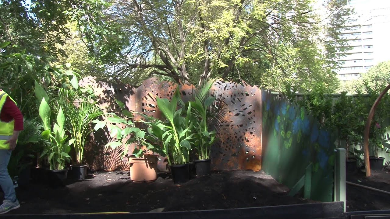 Master of Urban Horticulture student's prize winning garden at MIFGS -  YouTube