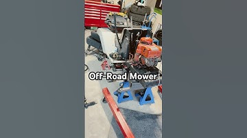 Custom Off-road Mower Steering and Suspension #offroad #offroadmower #custom #mower #gokart