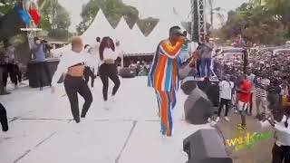 Mbosso performance in morogoro waukae festival