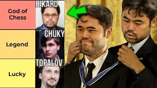 Hikaru Ranks Himself - Ranking the Legends and the GOATs Part 2 | Tier Maker: Greatest Chess Players