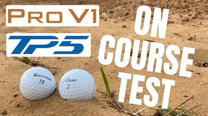 2019 Taylormade TP5 vs 2019 Titleist Pro V1... ON A RYDER CUP COURSE!!