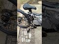 Motorized bike silencer mod first test