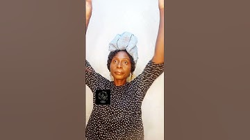 Quick gele turban scarf gele tutorial #turbanheadwrap #geletutorials