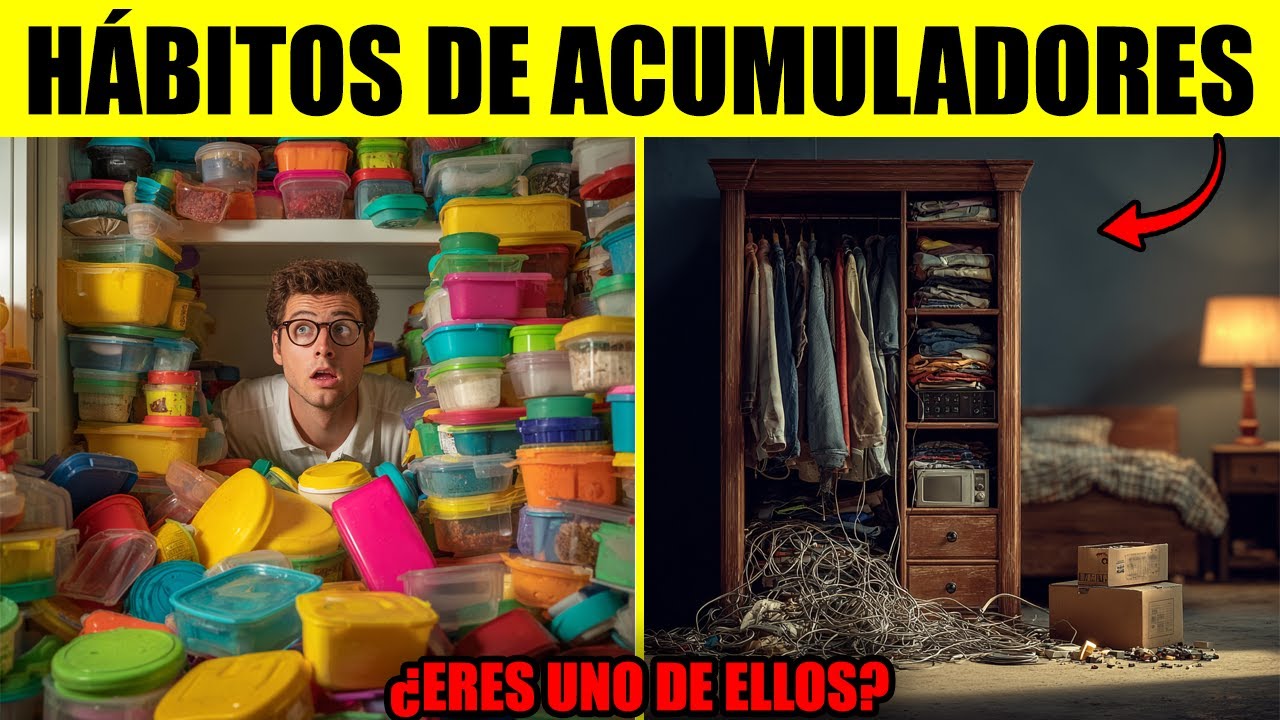 12 HÁBITOS que DEMUESTRAN que eres ACUMULADOR! (corrígelo ahora) - Minimalismo
