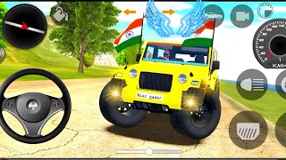 Dallar (Song) Modified Mahindra Yallow Thar Indian Car Simulator 3d Gadi Wala Game Darving Test