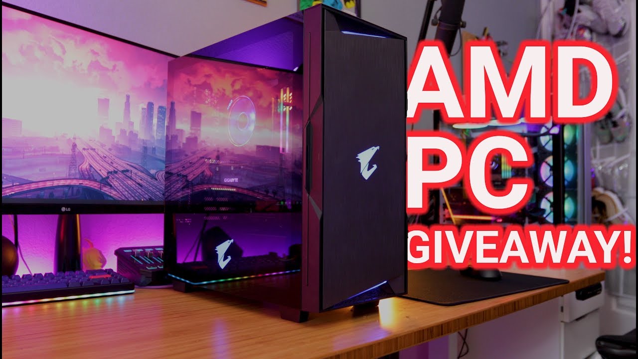 dual pc streaming setup audio BT x Aorus AMD Ryzen PC GIVEAWAY/BUILD
