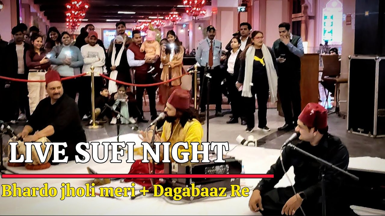 LIVE SUFI NIGHT ~ At Omaxe Mall, Chandni Chowk - Bhardo jholi meri + Dagabaaz Re 