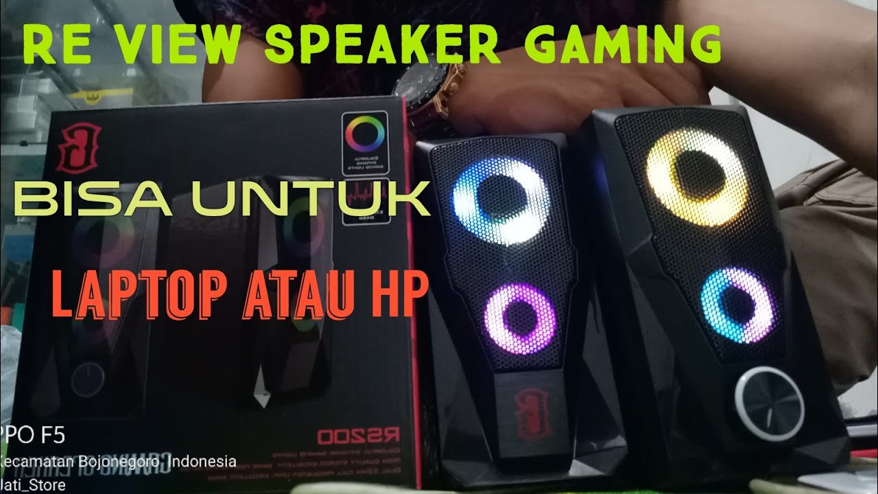 REVIEW SPEAKER GAMING MURAH MERK ROBOT RS200 YouTube