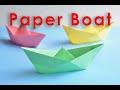 How to make a Paper Boat - Kids Craft