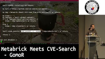 Lightning Talk   Metabrik Meets CVE Search by GomoR