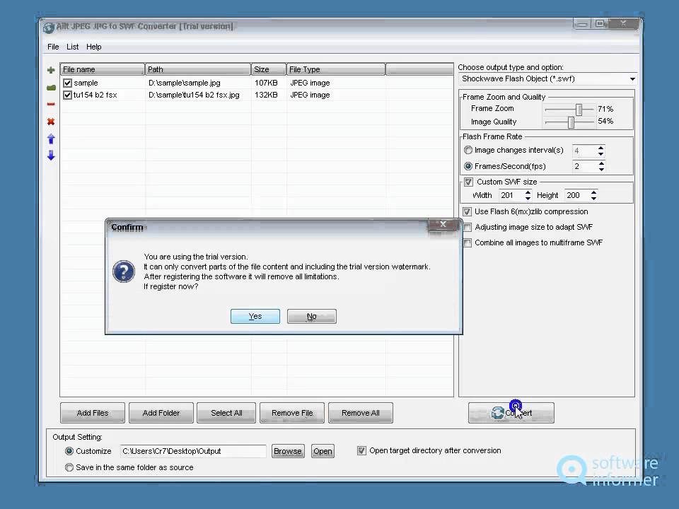 Ailt JPEG JPG to SWF Converter video demo