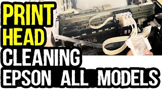 epson l3150 printer - manual print head cleaning tutorial