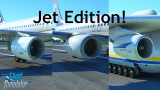 14 Engine Sounds in Microsoft Flight Simulator  Jet Edition!