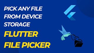 Flutter File Picker | Pick Any file from device