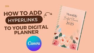 How to Add Tabs and Hyperlinks to a Digital Planner in Canva for GoodNotes