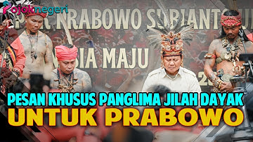 Bertemu Prabowo, Panglima Jilah Pasukan Merah Titip IKN dan Perhatian Pusat ke Warga Adat Dayak