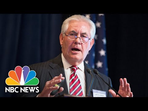 Rex Tillerson Speaks In State Department Briefing Room | NBC News