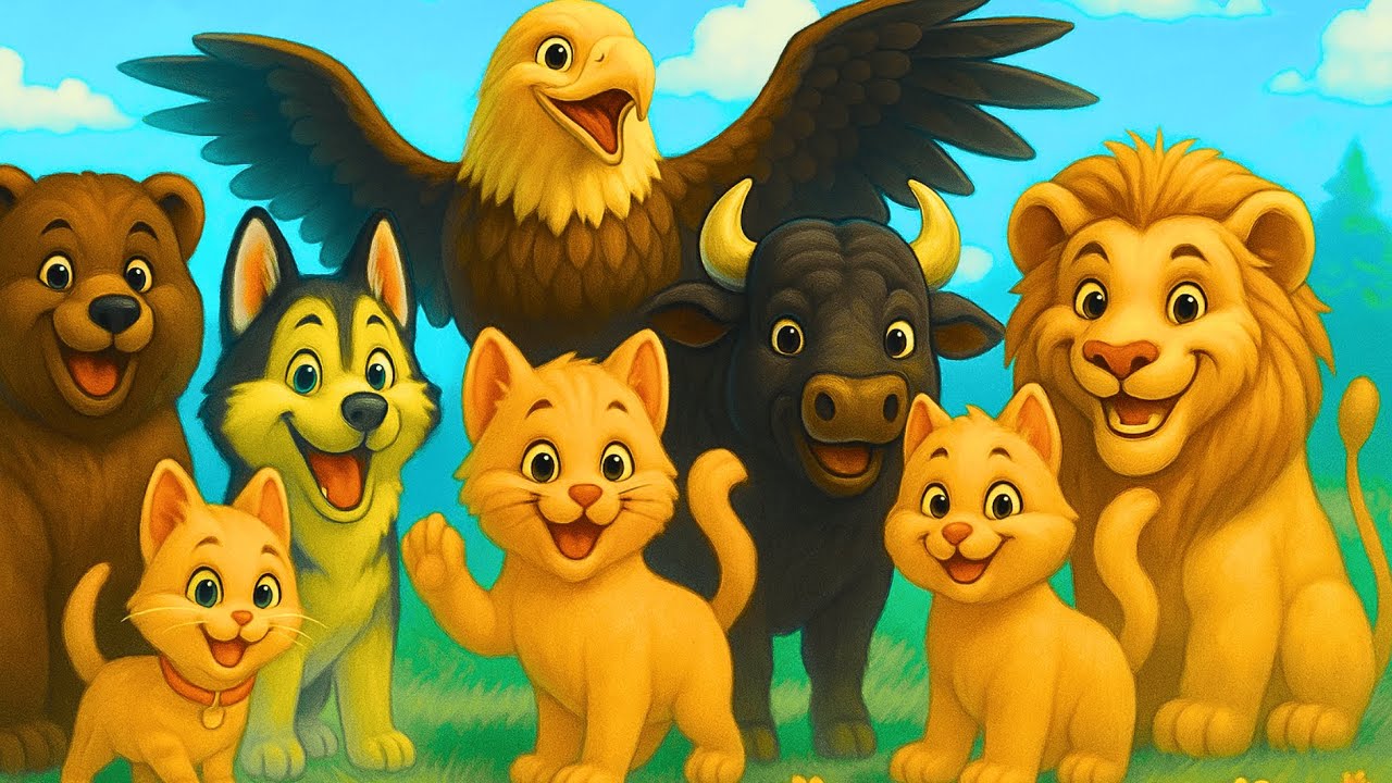 When the Neko Family Meets True Friends 🦁🐻🐃 | A Beautiful Life Lesson