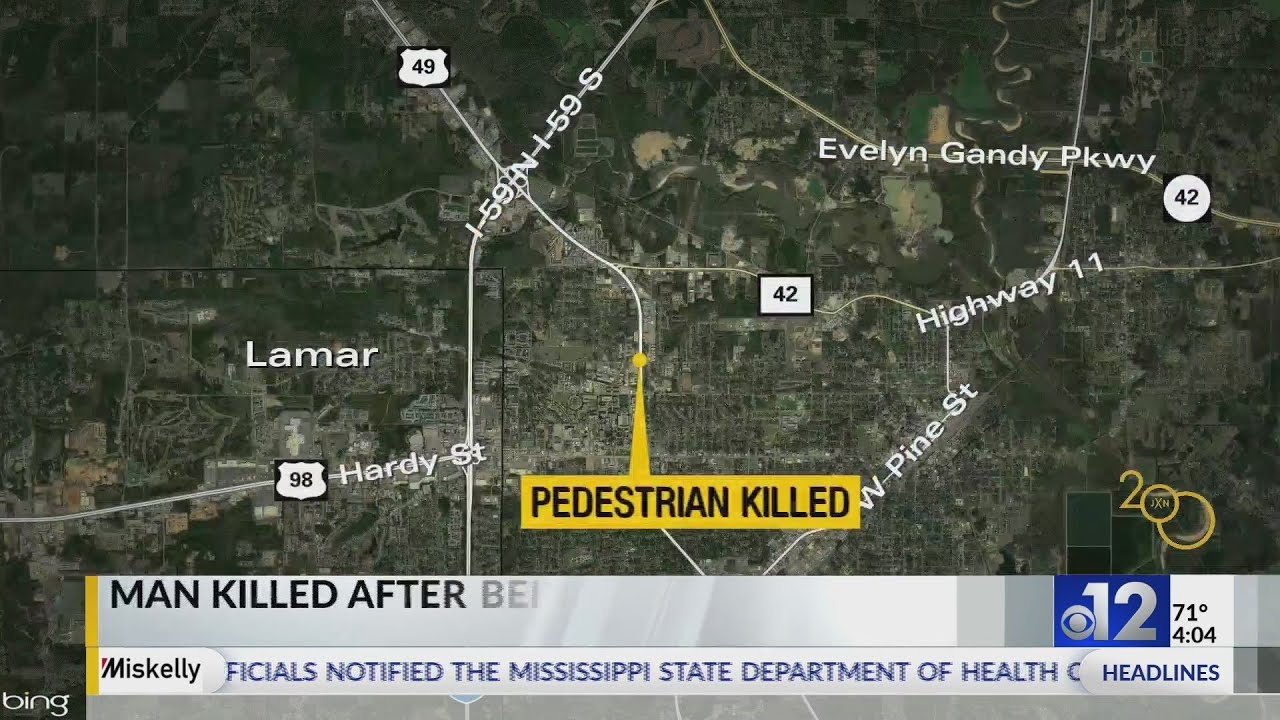 Pedestrian killed after being hit by car on Highway 49 - YouTube