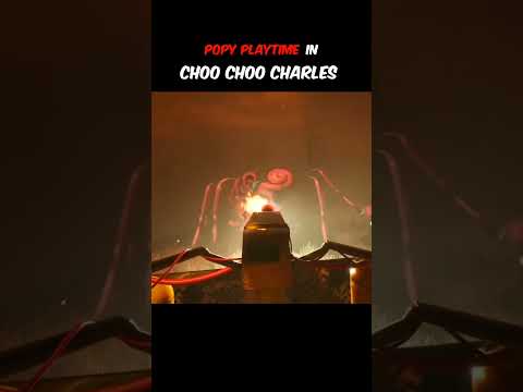 Replaced CHARLES With POPY PLAYTIME 😰 Choo Choo Charles 😱 #shorts #choochoocharles #technogamerz