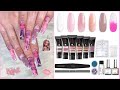 👗👛💕Modelones Polygel Kit Review | BRATZ Doll Decal Encapsulated Glitter Polygel Nail Design👗👛💕