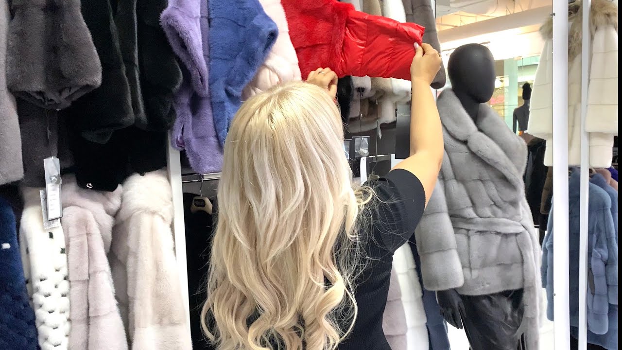 Fur coat shopping with Agnieska . Day 1