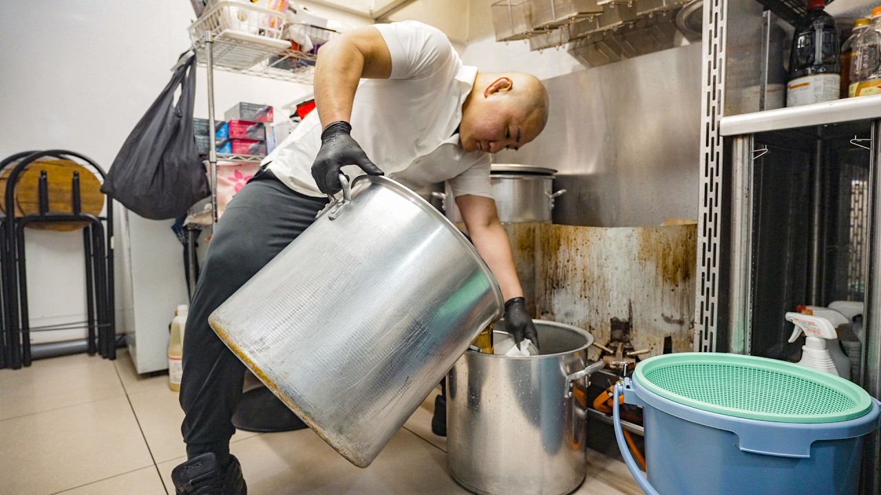 Insane Fat at 5 AM! This Chef is Obsessed with Pork Fat: Most Addictive Morning-Only Udon 🍜