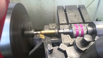 Neck turning on a lathe