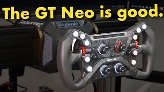 Simagic are getting good at this  the GT Neo is a great simracing steering wheel!