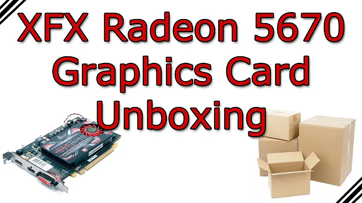 XFX ATI Radeon HD 5670 그래픽 카드 언박싱!