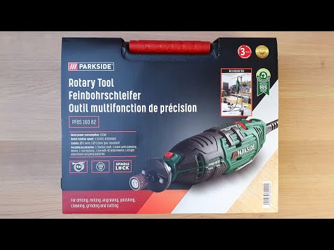 Parkside PFBS 160 B2 Feinbohrschleifer mit LED-Beleuchtung, 160 W, Dremel -  YouTube