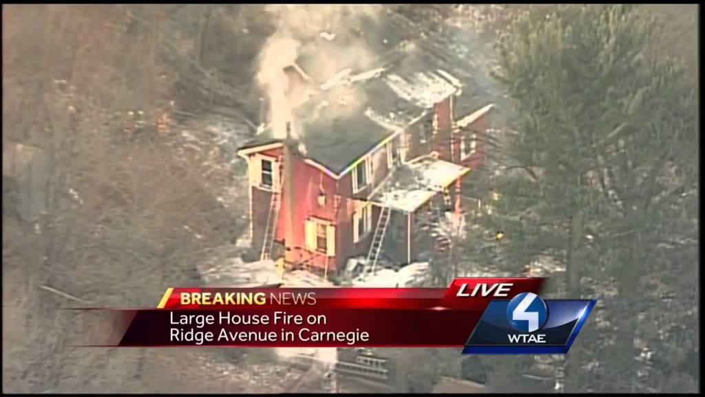 Carnegie house fire shuts down street YouTube