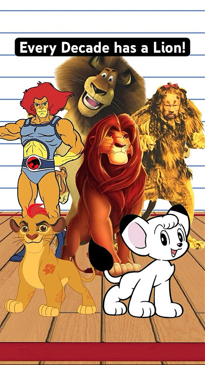 Every Decade has a Lion! #thelionking #simba